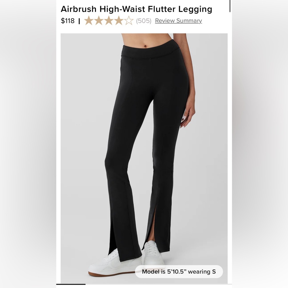 Alo Airbrush high waist flutter legging